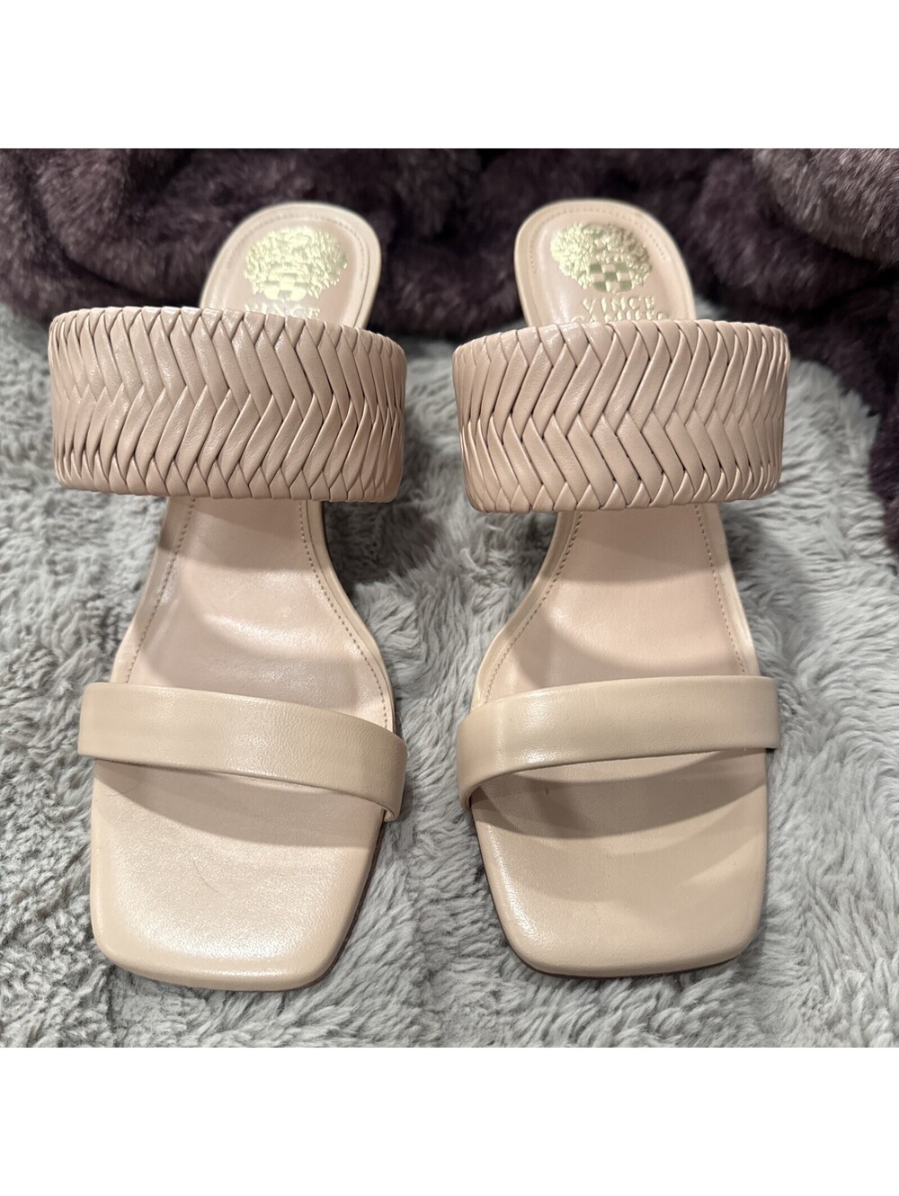 NWOB Vince Camuto Light Blush Emoelee Strappy Heels, Pumps, Shoes , Sz 9